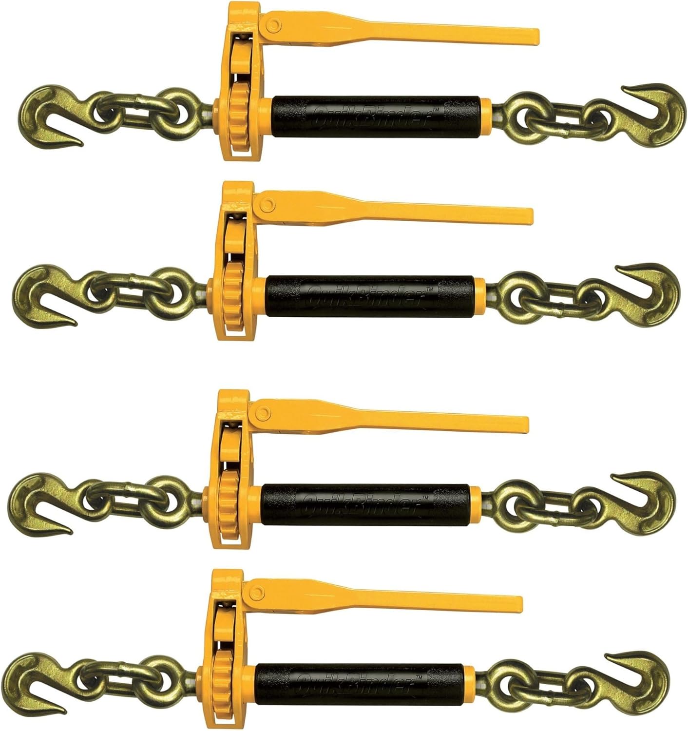 Mytee Products (4 Pack) Peerless Folding Handle QuikBinder Plus Ratchet Binder 3/8"