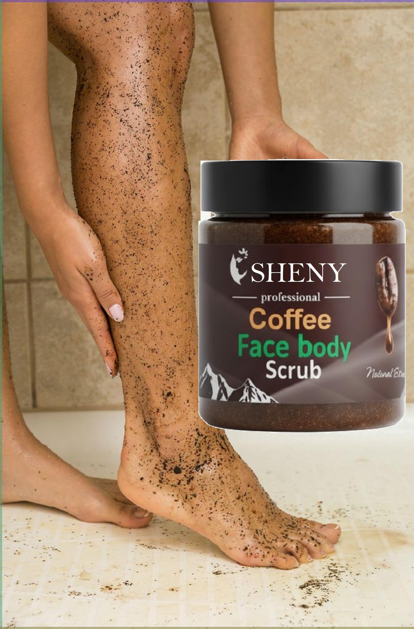Coffee Face Body Scrub for Gentle Exfoliation and Skin Renewal-picture-26