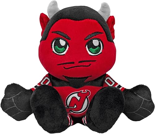 Bleacher Creatures New Jersey Devils The Devil - Mascota de Kuricha de 8 pulgadas de la NHL - Mascota suave inspirada en Chibi