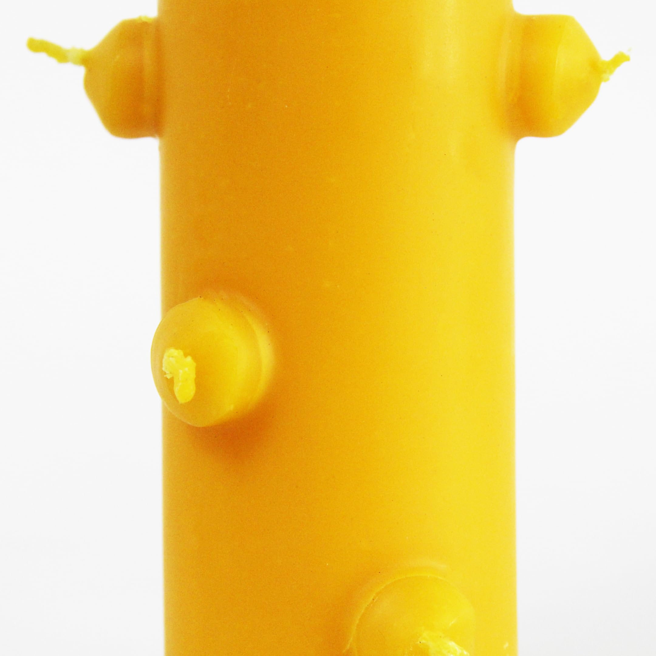 VELAS MARIANO Schwarze Kerze mit 7 Dochten, 16 cm hoch x 5,5 cm breit, für Reinigungsrouten (gelb)
