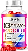 Vista 1 de Gomitas K3 Mineral Keto – Gomitas minerales Keto K3, gomitas de fórmula avanzada mineral K3 – Suplemento de vitamina K3, gomitas Keto ACV Gomitas