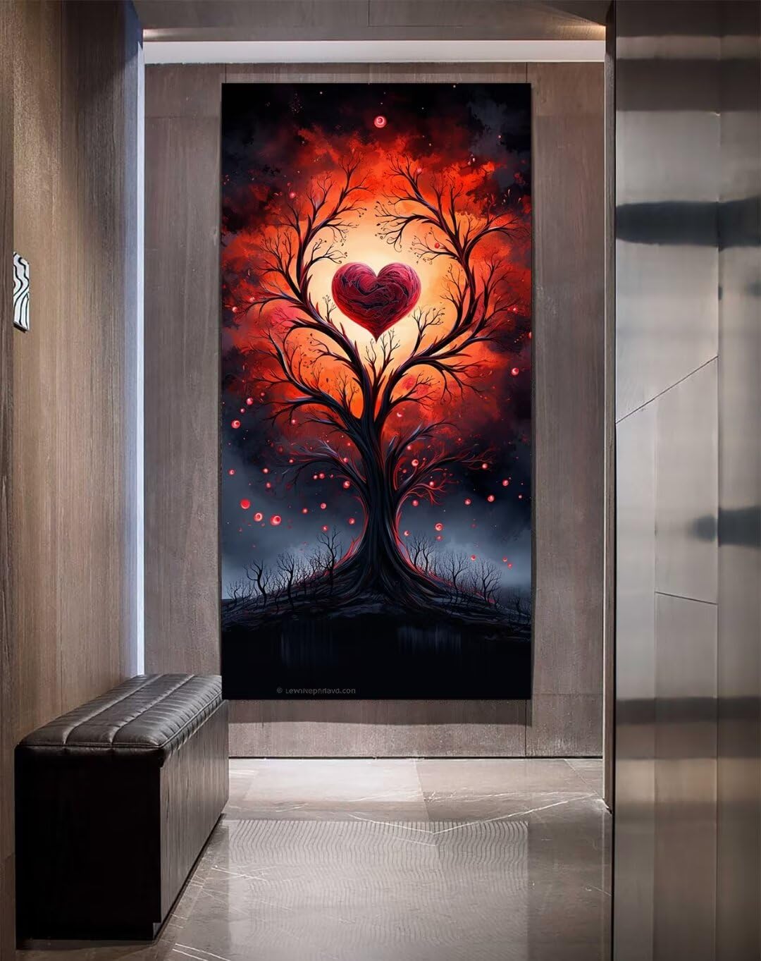Diamond Painting Tree Life Haft Diamond Complete, 5D DIY Diamond Painting Adult Haft Cross Point, Pearl Diamentowy Mozaika Akcesoria malarskie, dekoracja ścienna 100 x 200 cm H8849
