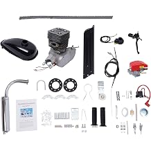 100CC Bicycle Engine Kit, Bicycle Motor Kit 2 Stroke Gas Motorized Bike Conversion Kit, Bike Engines Refit Full Set for 26-28" Bikes