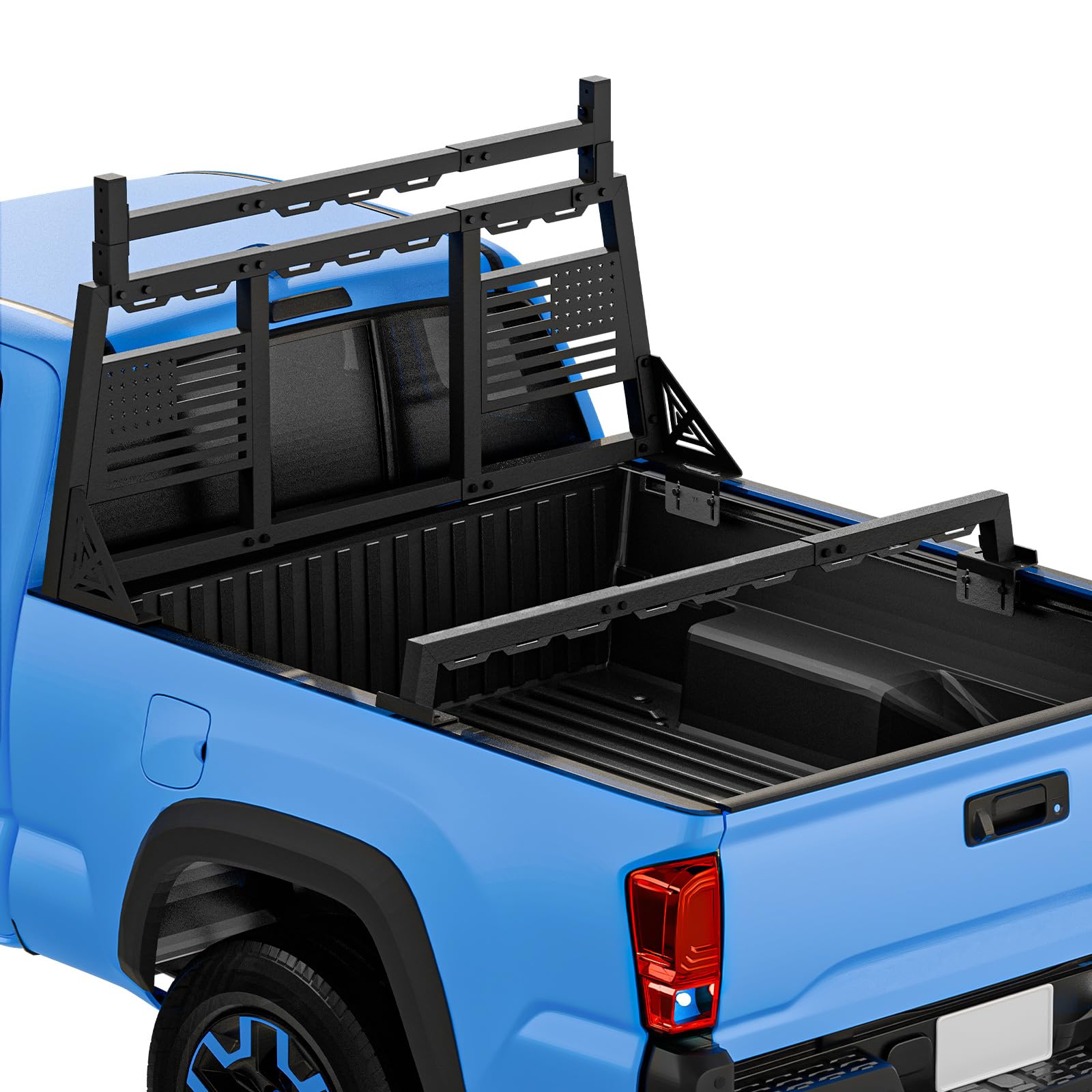 Adjustable Roll Rack Snapklik.com : YZONA Truck Headache Rack Adjustable Roll Bar Compatible