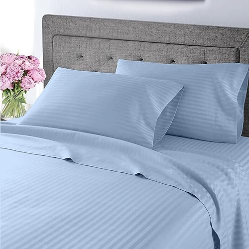 My-Juego de sábanas de almohada de algodón Giza 100% certificado, tamaño California King, tejido de satén suave, tela transpirable, se adapta a