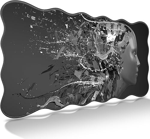 Alfombrilla para mouse para juegos, Alfombrilla para mouse grande XXL 35.4×15.7 pulgadas, Alfombrilla extendida para teclado de computadora y mouse