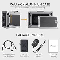 Vista 7 de SEETEC ATEM156-CO 15.6 Inch Live Streaming Carry-on Broadcast Director Monitor with 4 HDMI Input Output Quad Split Display for ATEM Mini Video