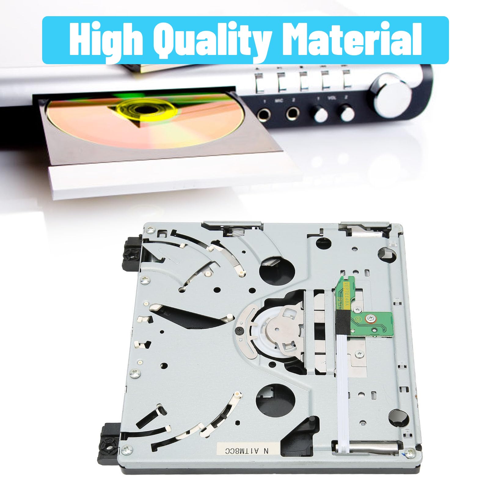 Remplacement du Lecteur DVD d'origine pour Wii D2A D2C D2E D2 D2D Unité Plug and Play de la Console de Jeu, pour Le Remplacement du Lecteur de Disque Wii pour Le Lecteur DVD Sonicer