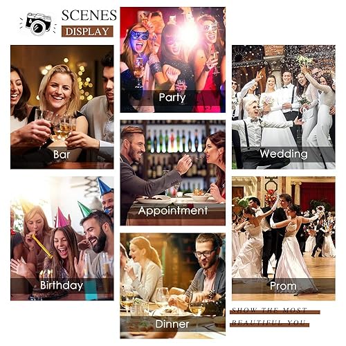 Miniatura 4 de HMD Extensiones de cabello sintético con banda de goma elástica, coleta de caballo con cola de caballo de pelo sintético para mujer (moño recogido