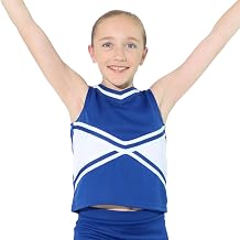 Danzcue Girls 2-Color Kick Sweetheart Cheerleaders Uniform Shell Top
