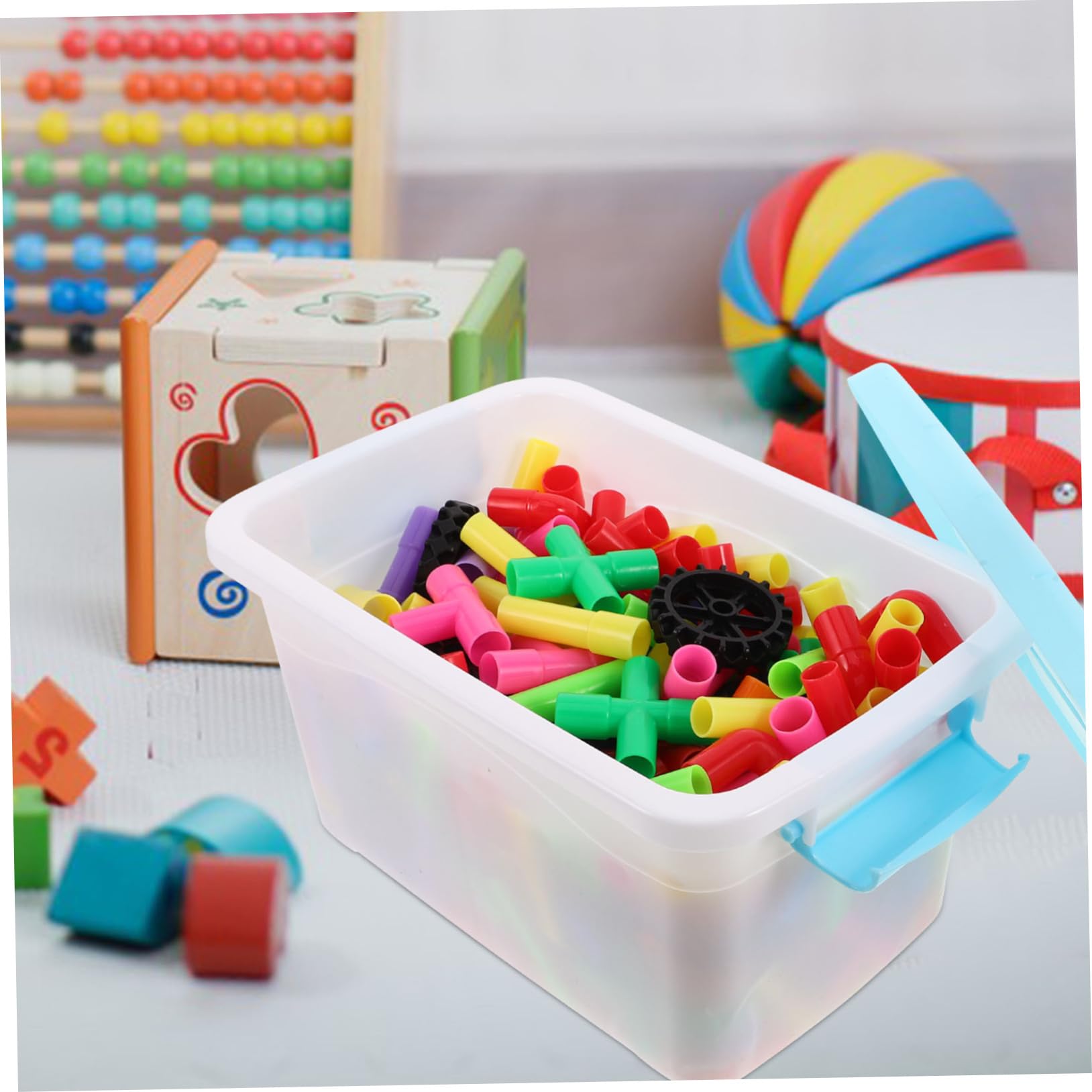 ERINGOGO 1 Set Giocattoli Con Tubi D'Aria Blocchi Costruzione Per - Giocattoli Educativi Divertenti Da Montare Per L'Immaginazione E L'Apprendimento Prescolare