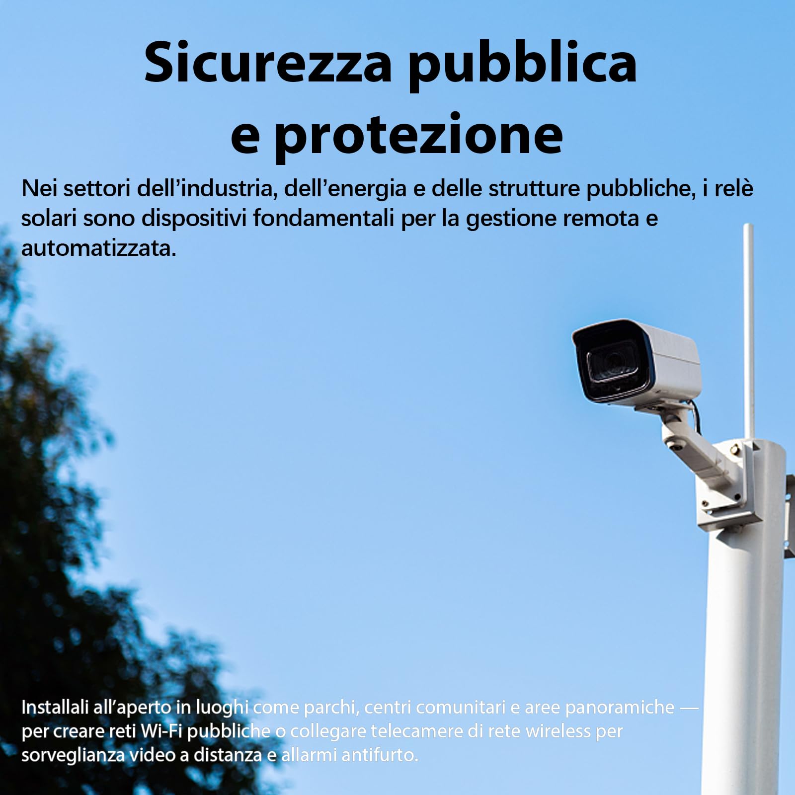 Amplificatore di segnale WiFi a batteria solare per esterni, Internet 2.4G WiFi Extender Booster a lungo raggio fino a 300 piedi, Ripetetore WiFi solare per giardino, fattoria e ranch