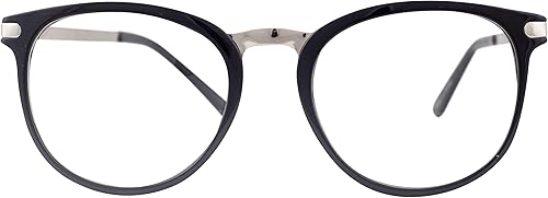 Miniatura 2 de Costume Agent Disfraz de Halloween accesorio de cosplay Wayfair lente transparente negro y marco plateado gafas