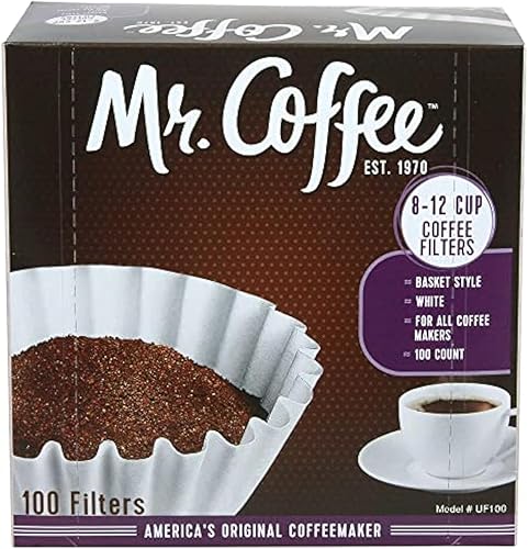 Mr Coffee Filtros de café de 8 a 12 tazas caja surtidos 100 unidades