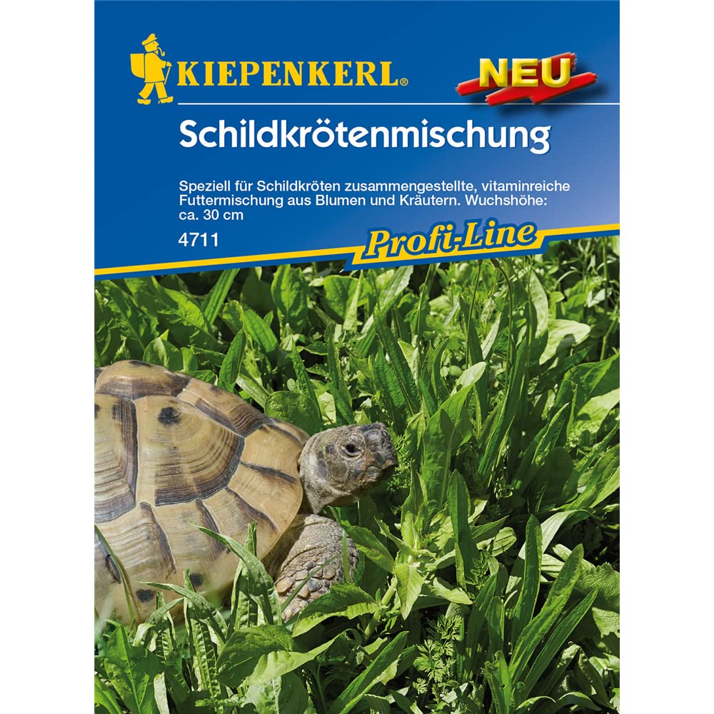 Schildkrötenmischung, vitaminreiche Futtermischung speziell für Schildkröten zusammengestellt, bestehend aus Blumen und Kräutern