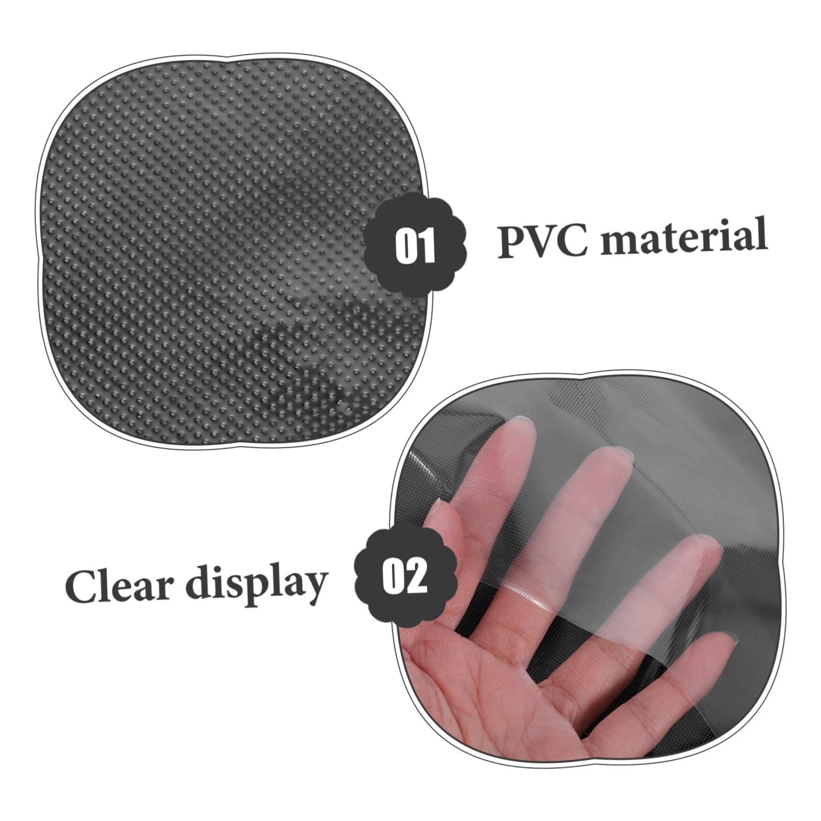 WOONEKY Porte-dossard Transparent en PVC Étanche 100 Pièces Paquet D'affichage pour Dossard De Course pour Événements Pratique pour Entraîneurs Et Arbitres