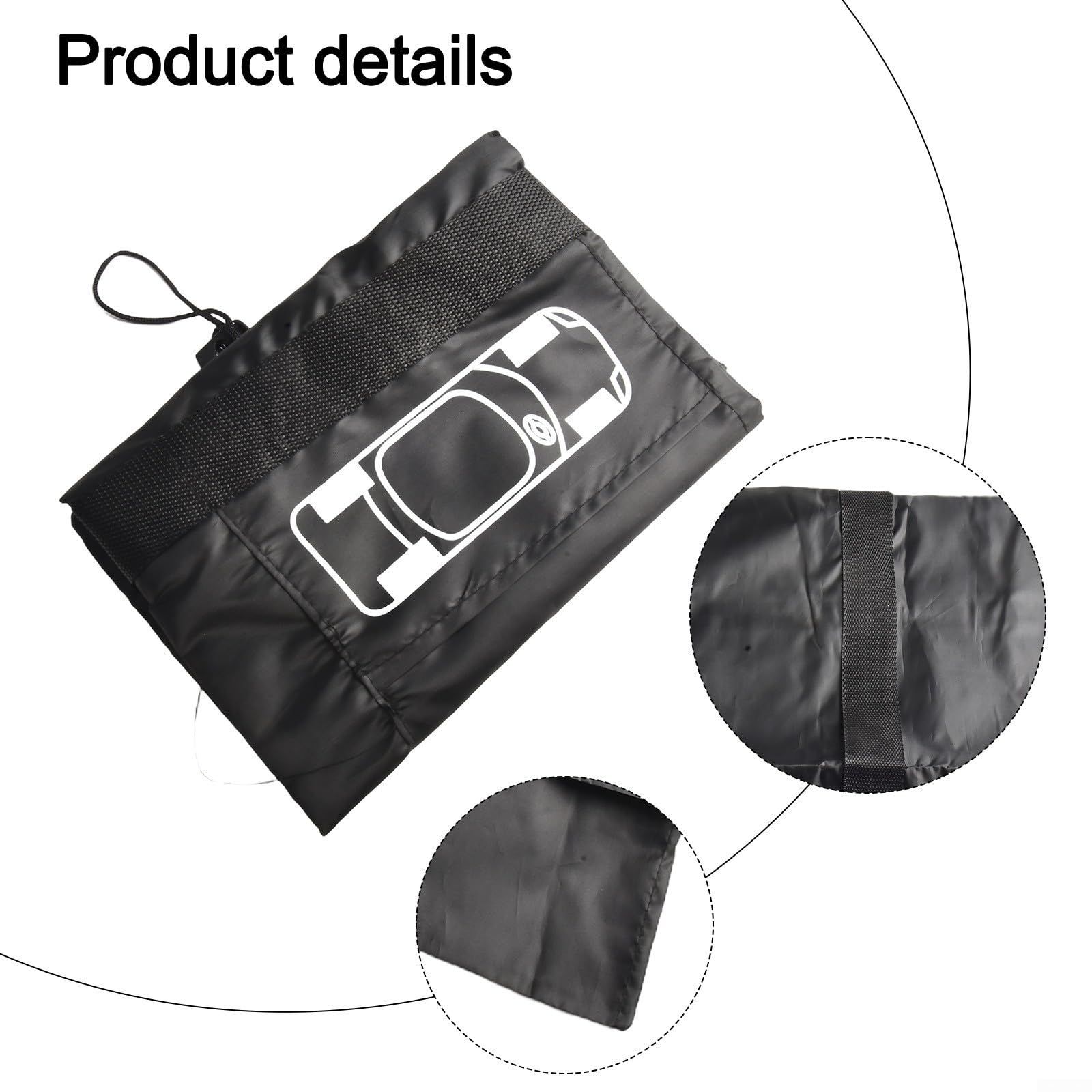 Pneumatico di scorta con maniglia ruote da 13 – 23 pollici, custodia impermeabile per SUV, auto, furgone, camion, borsa protettiva regolabile S/L (48,3 – 58,4 cm)