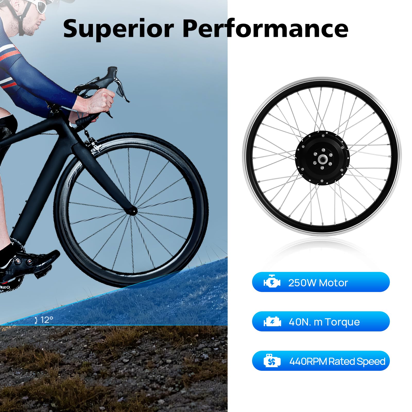 WheelMaster HUB AXLE Set FT WM 3/8x26x96x140 MX