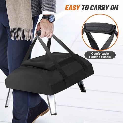Miniatura 2 de Funda para horno de pizza Onni Koda 16, bolsa de transporte para horno con bolsillo para almacenamiento de accesorios, cubierta portátil para horno