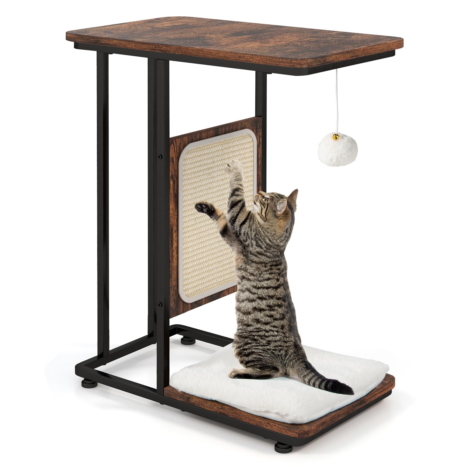Amazon.com : Tangkula Cat Tree and End Table, 4-in-1 Cat Coffee