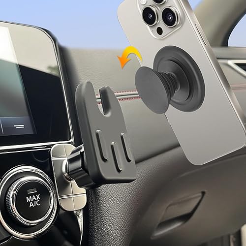 Soporte de coche para Pop Socket, soporte de teléfono ajustable fuerte adhesivo para automóvil, soporte adhesivo para tablero de instrumentos
