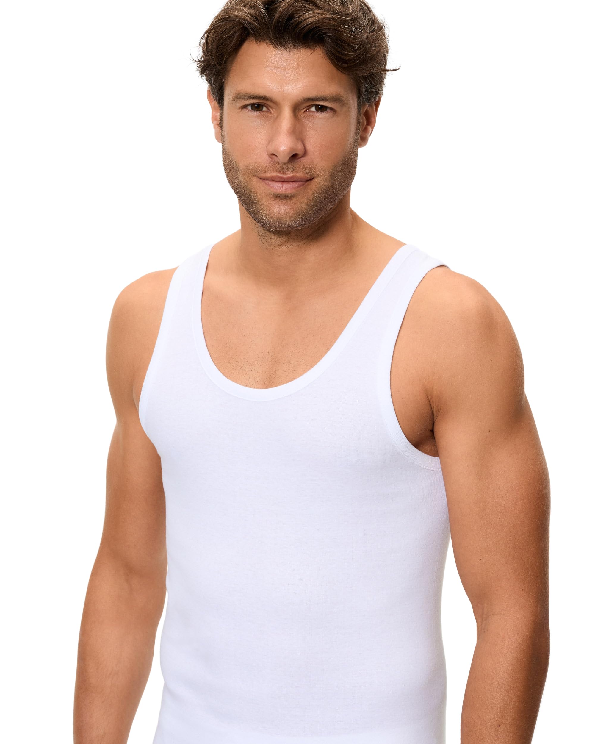 Abanderado Camiseta De Tirantes Línea Original Algodón 100% Hombre X1