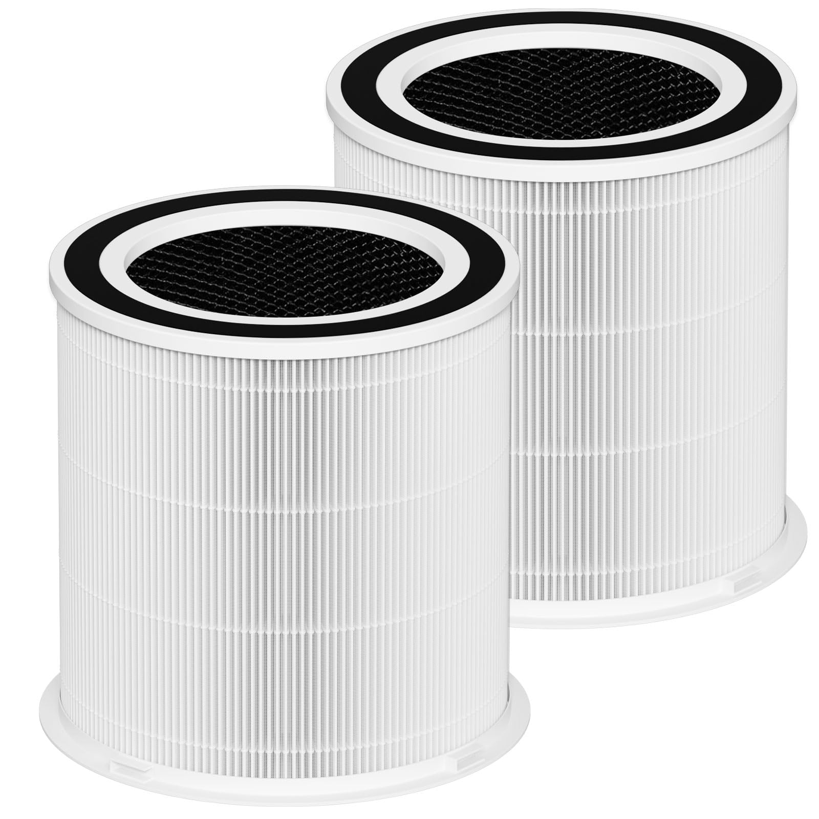 AP301 AP302 AP303 True HEPA Filter Replacement Compatible with Dayette AP301 and JOWSET AP301 AP302 AP303 Air Cleaner Purifier, with Activated Carbon Filter, 4-Stage Filtration System, 2 Pack