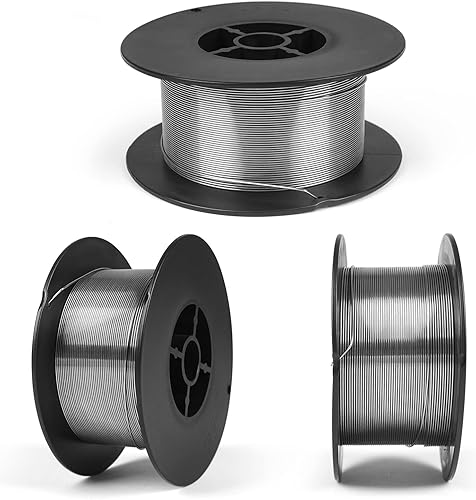 Miniatura 7 de Alambre de soldadura de núcleo de fundente, alambre Mig sin gas, carrete de acero al carbono sin gas, alambre de soldadura Mig (0.030 pulgadas, 1.1