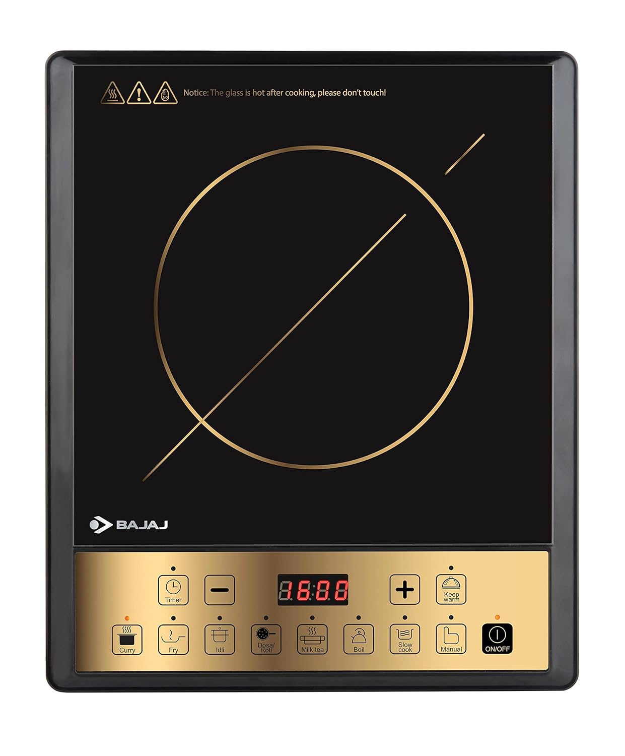 Bajaj ICX 190TS 1900W Induction Cooktop, Black Amazon.in Home & Kitchen