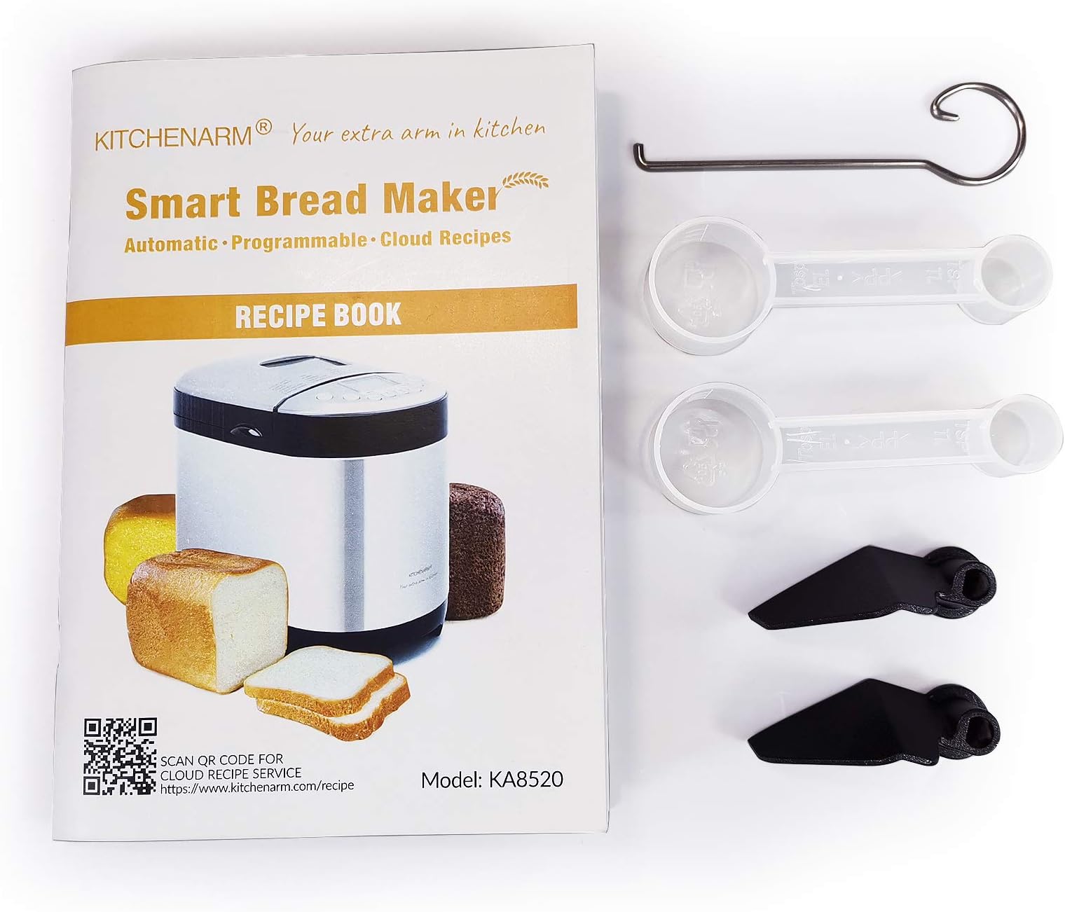 KITCHENARM Bread Machine Recipes - Original Replacement Parts KA8520_V1.0