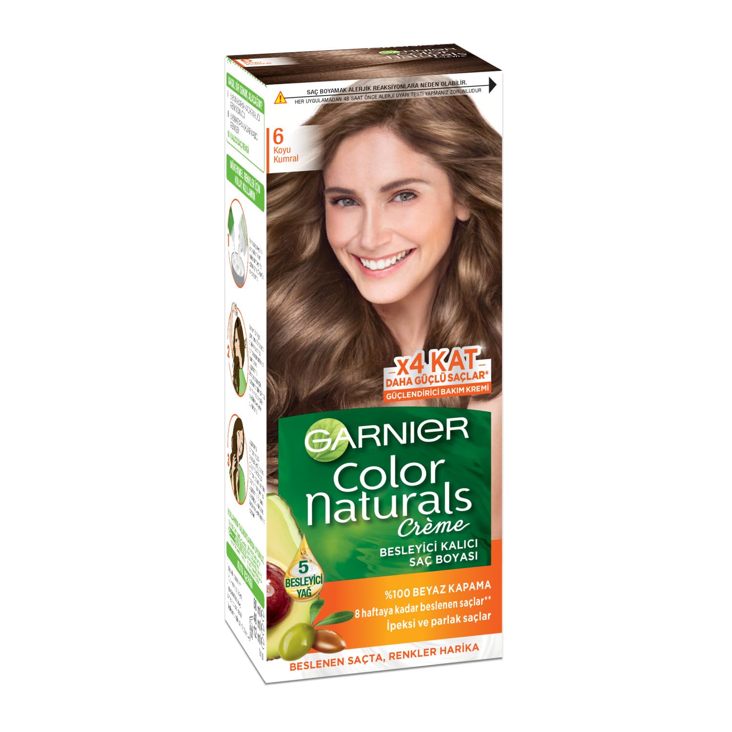 Garnier Color Naturals Saç Boyası 6 Koyu Kumral