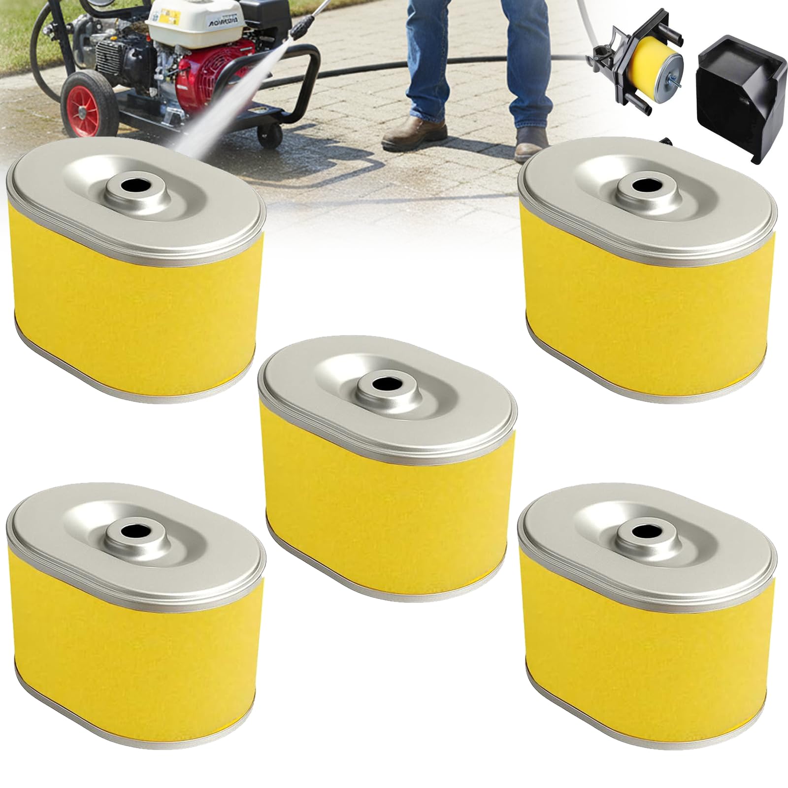 Amazon.com : GX160 Air Filter Fit for GX140 GX160 GX200 5.5HP 6.5