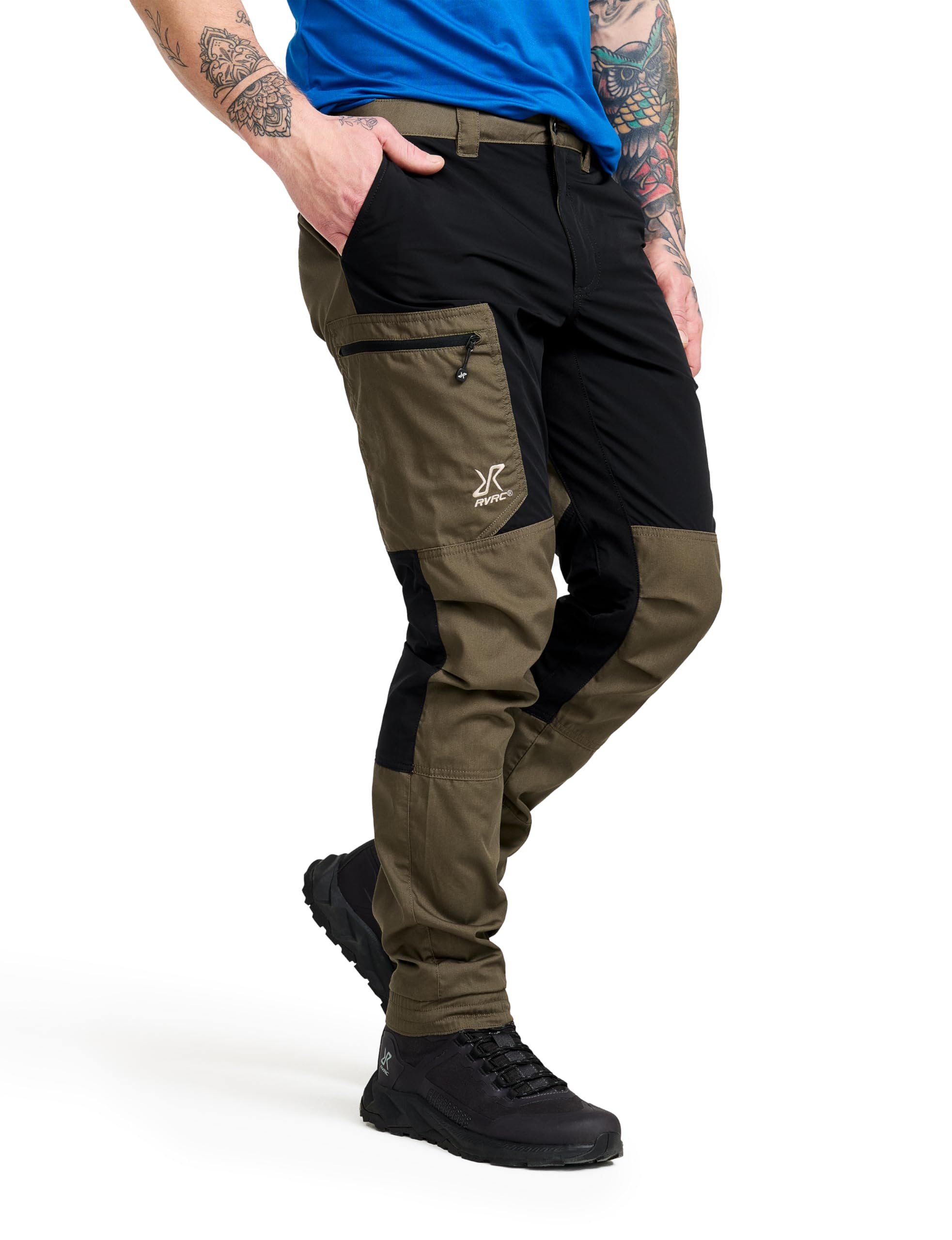 RevolutionRace Rambler Lightweight Pants da Uomo, Pantaloni da Trekking Resistenti e Leggeri