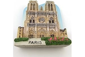 Dame Nature Tiny Notre Dame Cathedral Paris Souvenirs Decor Magnet