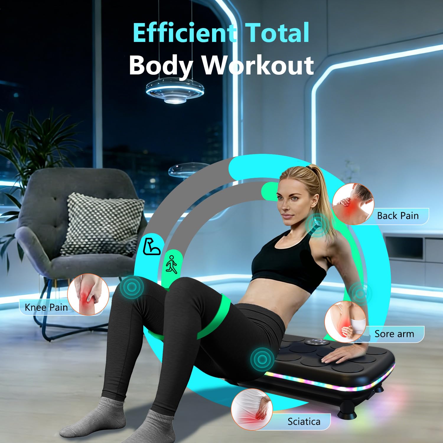 Amazon.com : AXV Vibration Plate Fitness Platform Exercise Machine