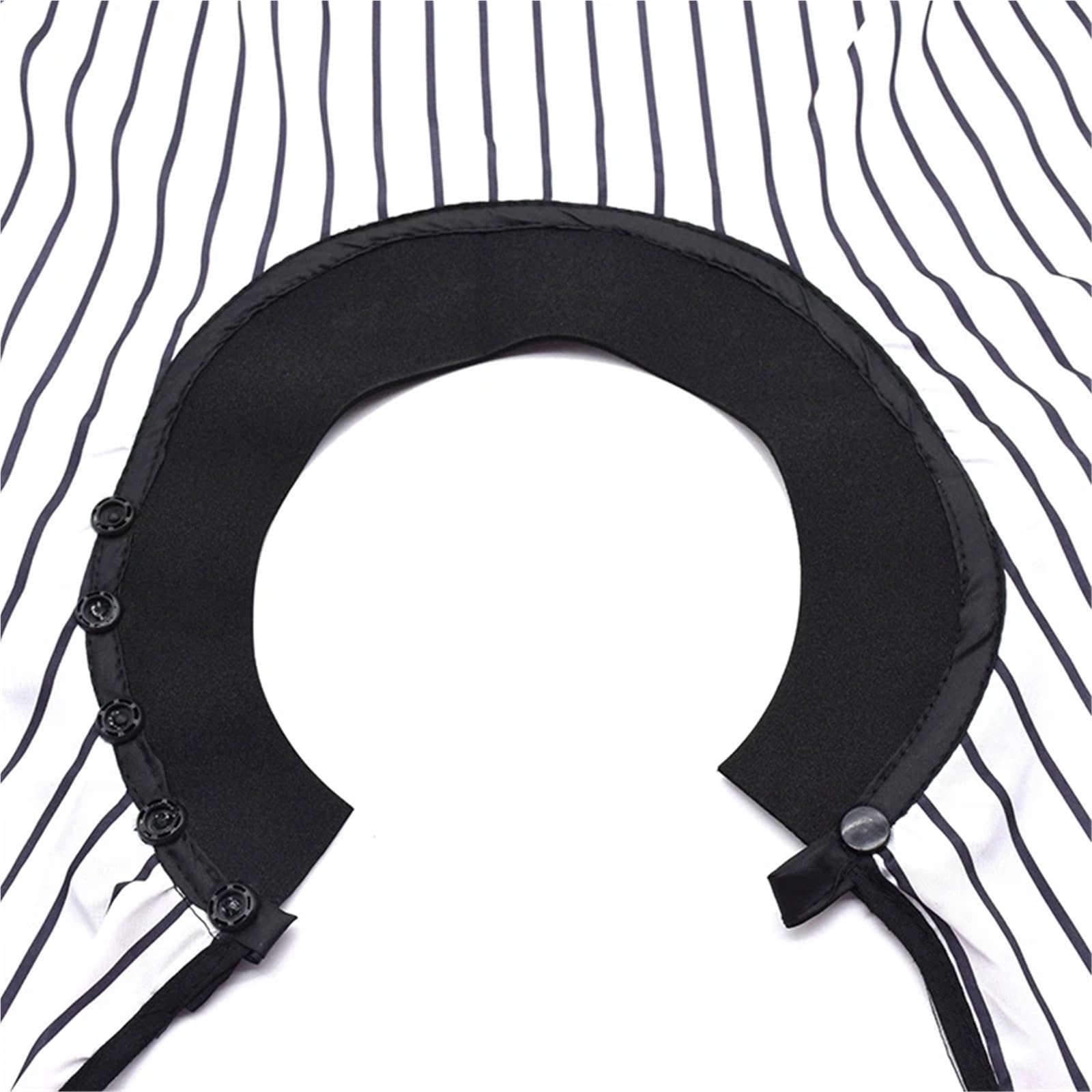 Grembiule da Barbiere da 3 Pezzi, Parrucchiere Professionale, Collo in Silicone Impermeabile, Taglio di Capelli, Mantello, Panno, Strumenti for Lo Styling del Barbiere per Acconciatura(White)
