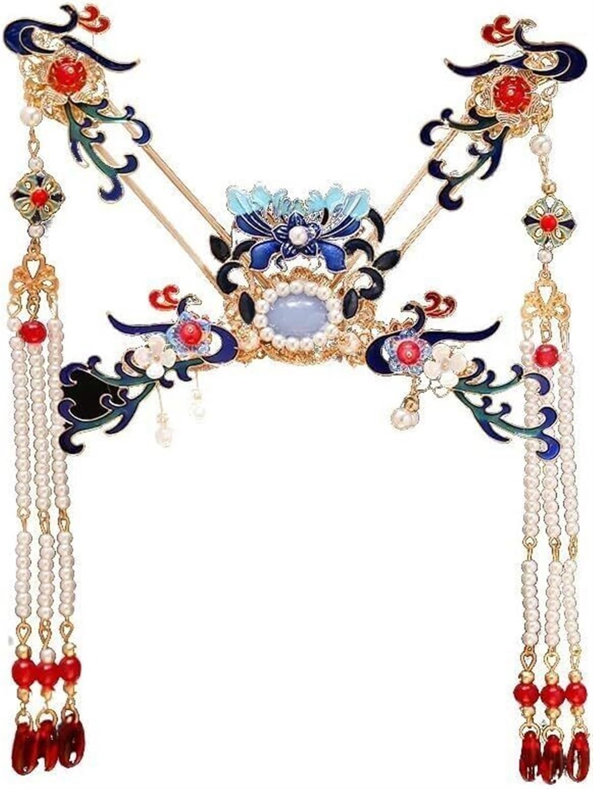 Horquillas for el pelo de novia, horquillas chinas for el pelo, broche for el pelo con borla de estilo antiguo for mujer, un par de horquillas for el pelo, disfraz antiguo, ropa china Han, accesorios