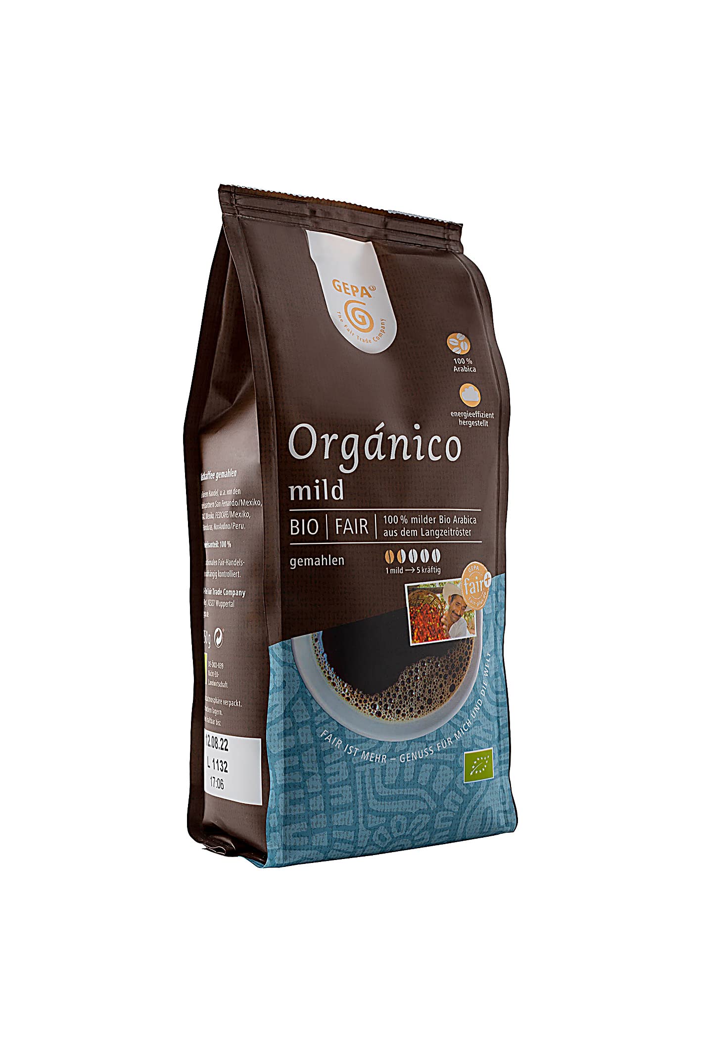 GEPA Bio Schonkaffee - Kaffee gemahlen 1 Karton ( 6 x 250g )