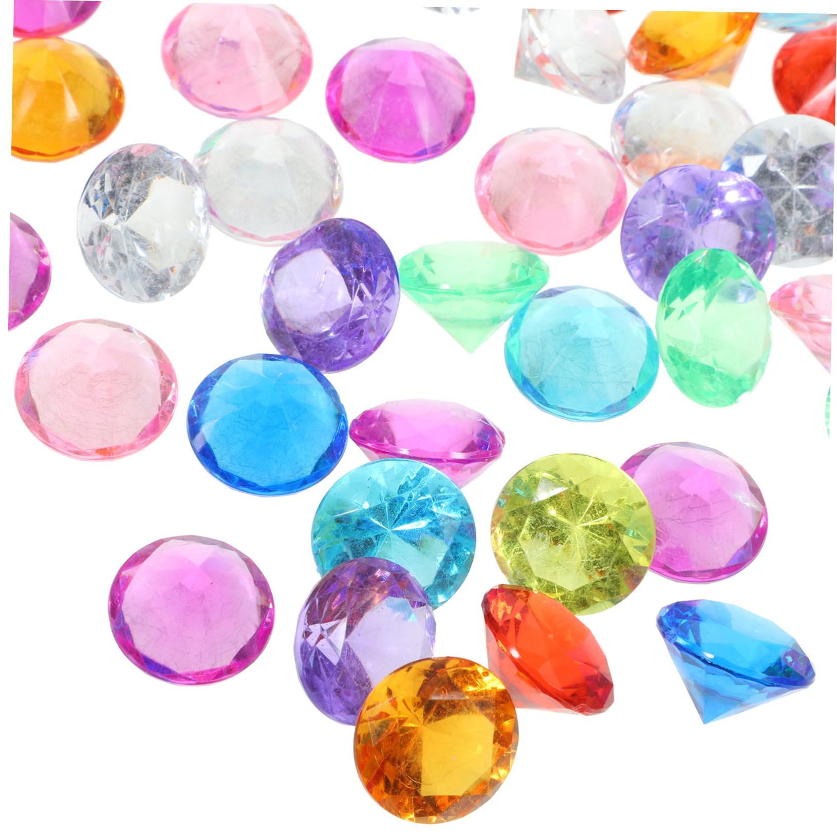 Filler de vase colorés en acrylique brillant pour décoration de mariage - Lot de 300 pièces