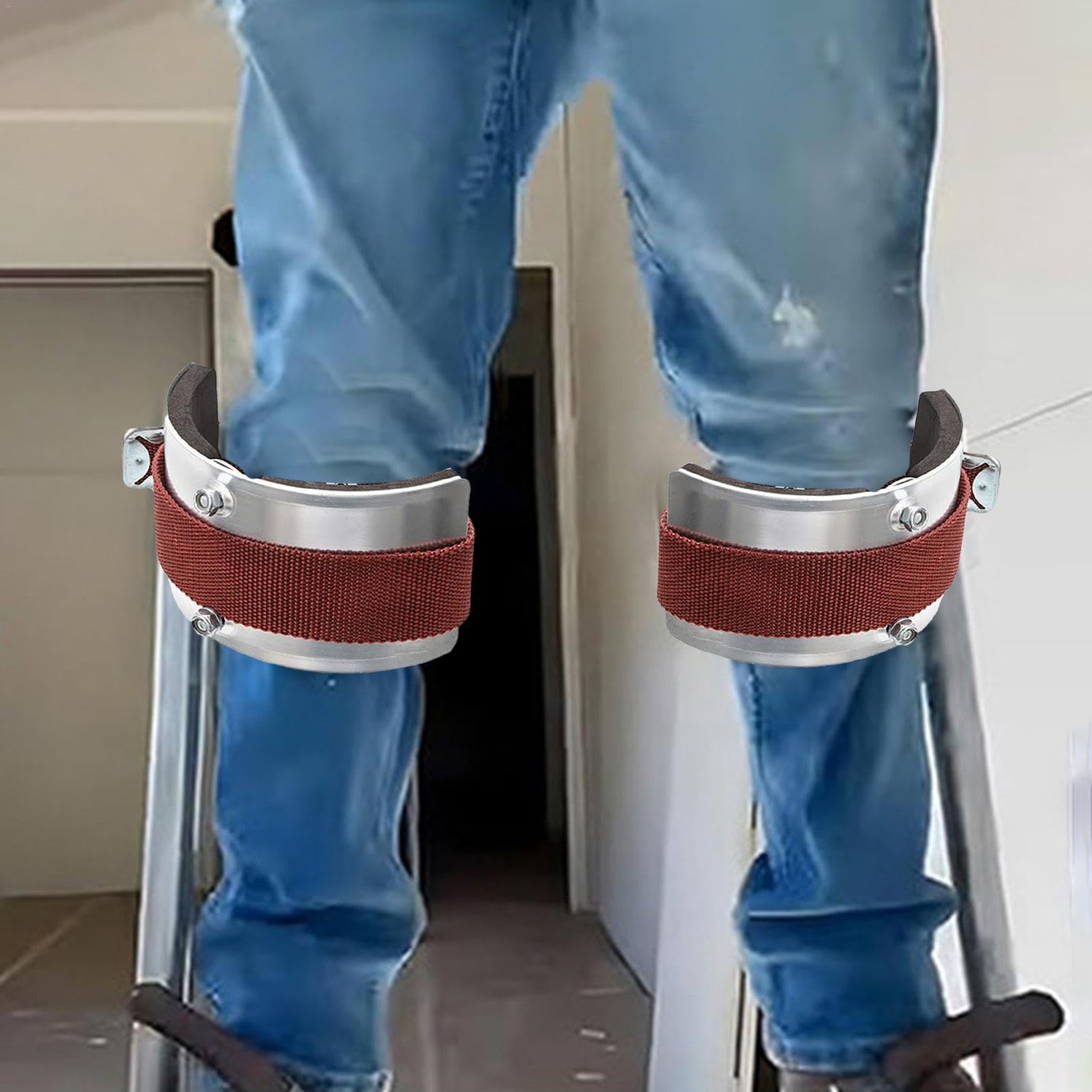 di montanti per cartongesso, per il fissaggio delle gambe, cinghie per