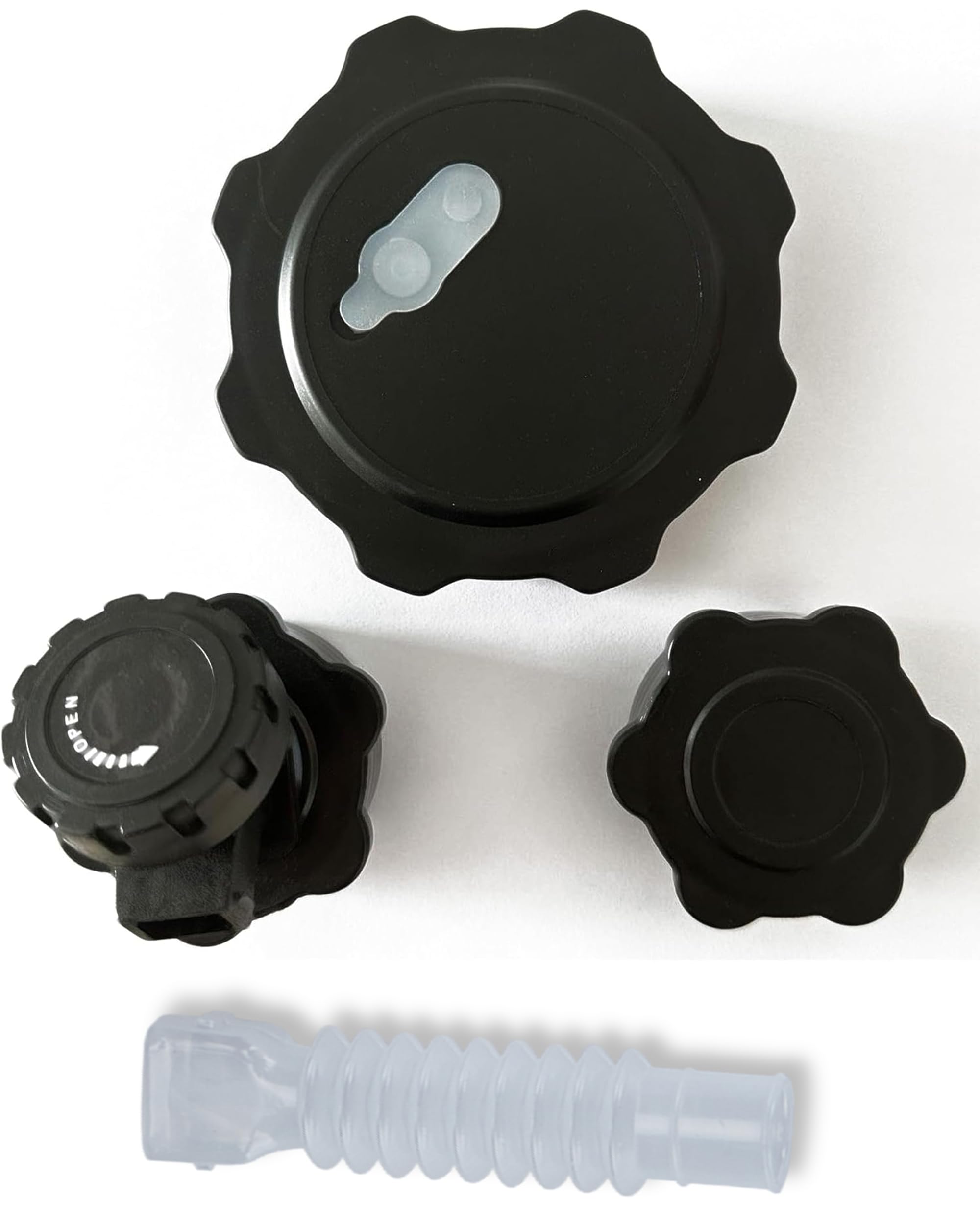 UPWOIGH Water Jug Accessory Kit for 18–31L Camping Water Containers, Includes Large Cap, Small Vent Cap, Spigot, and Water Hose