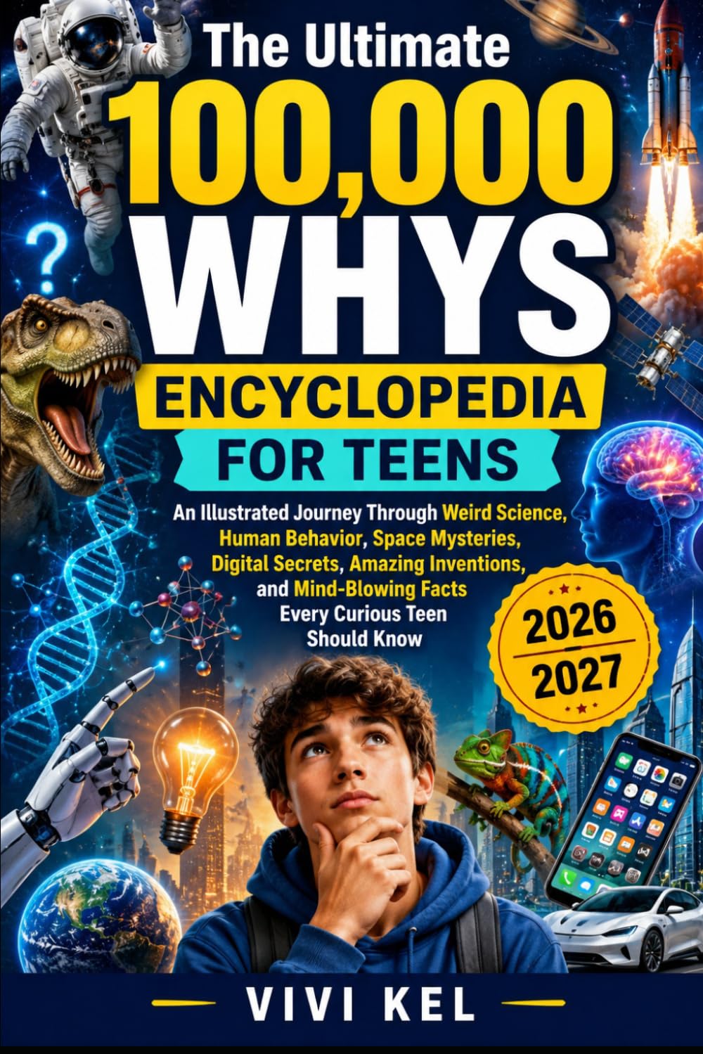 THE ULTIMATE 100,000 WHYS ENCYCLOPEDIA FOR TEENS: An Illustrated Journey Through Weird Science, Human Behavior, Space Mysteries, Digital Secrets, ... Facts Every Curious Teen Should Know