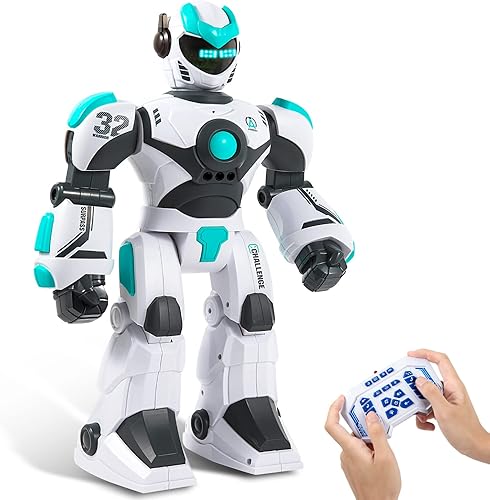Miniatura 9 de Kit de construcción de robot STEM 5 en 1 para niños de 8 a 16 años, control remoto y controlado por aplicación, juguete de codificación
