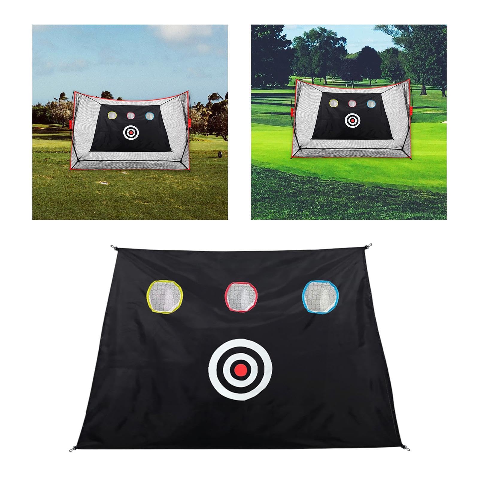 YIJU Golf Practice Net Target Cloth Hitting Cage Portable Easy Setup Multifunctional Golfing Equipment Reusable Swing Chipping Net