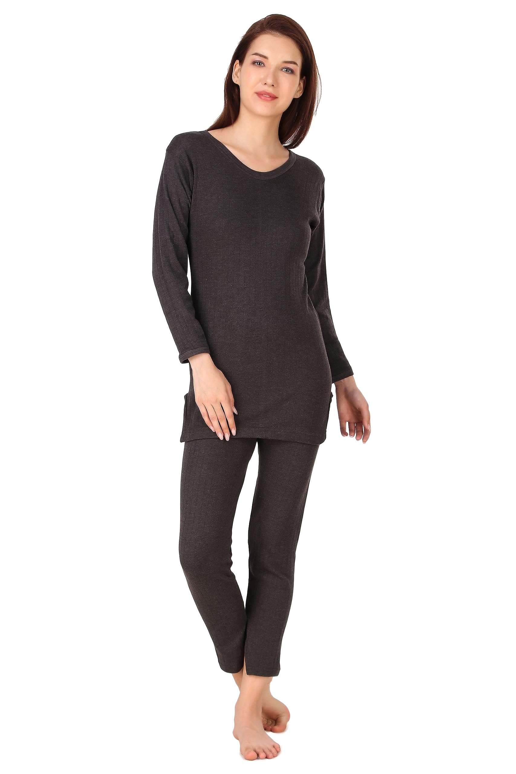 Female Parker Thermal Set | Ladies Thermal Top and Pajama Set-image-8