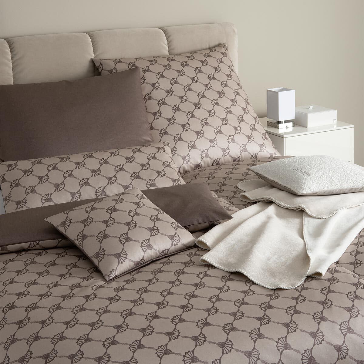 Joop! Bettwäsche Cornflower Double 4083 Taupe - 17