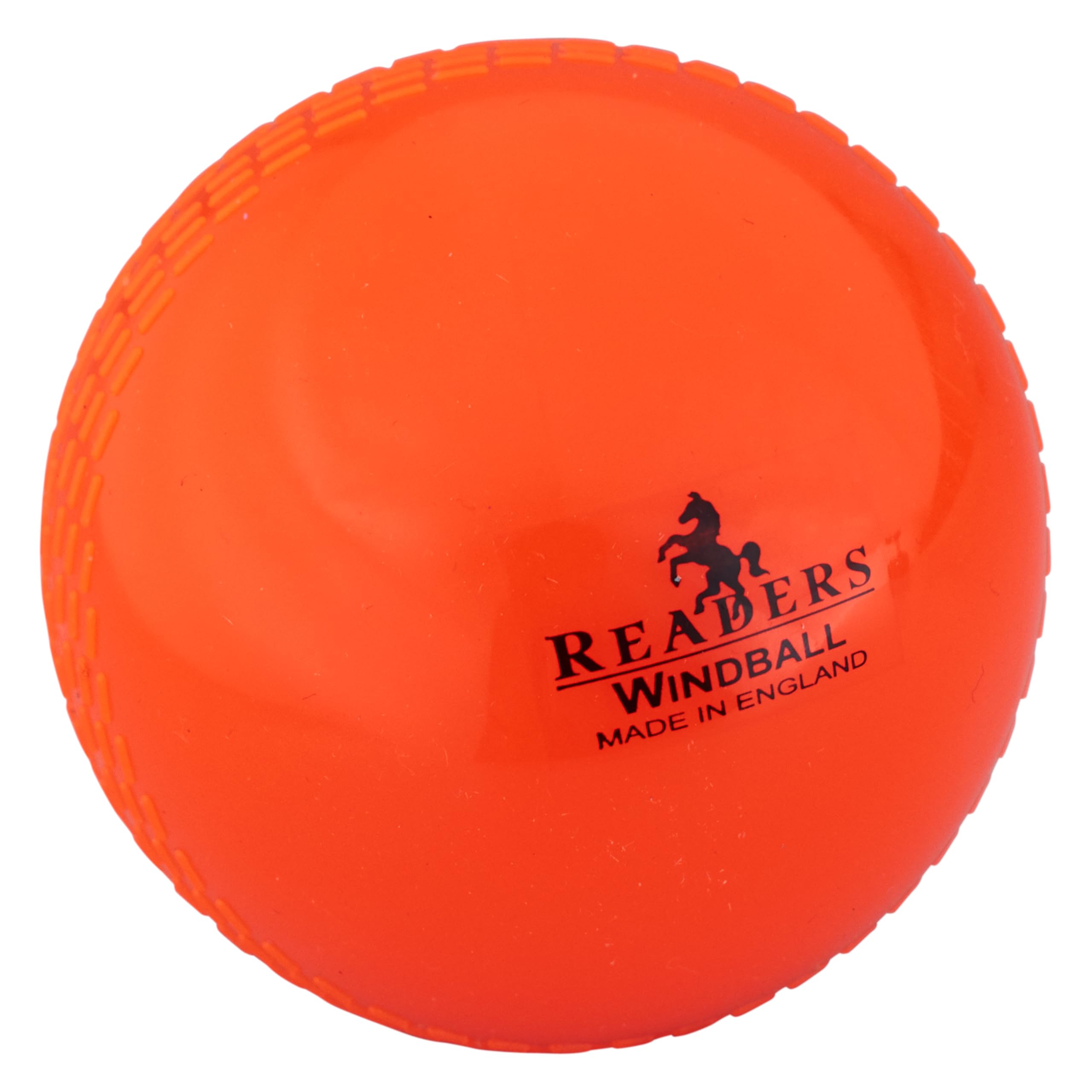Readers Windball Cricket Ball, Orange - Senior & Junior