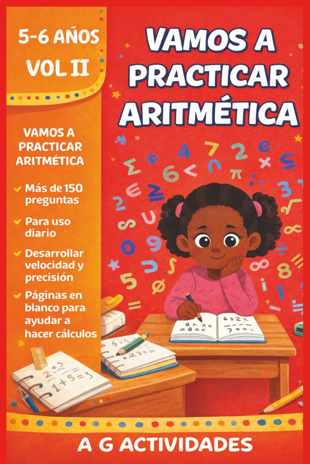 Vamos a Praticar Aritmética: Actividades de Aritmética para Niños de 5 a 6 años Volumen II