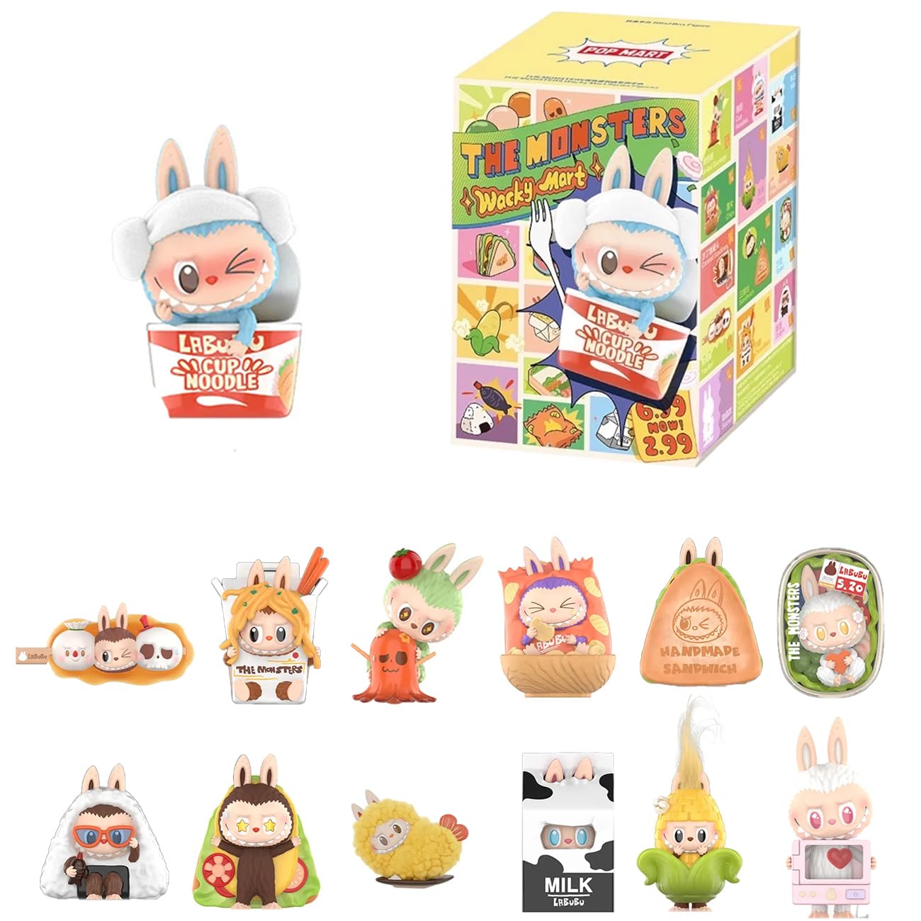 POP MART The Monsters Wacky Mart Series Original - Figura
