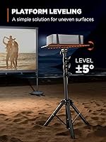 Vista 19 de AMADA Soporte para proyector, soporte para laptop con altura ajustable de 22 a 36 pulgadas, soporte de proyector resistente como bastidores de DJ